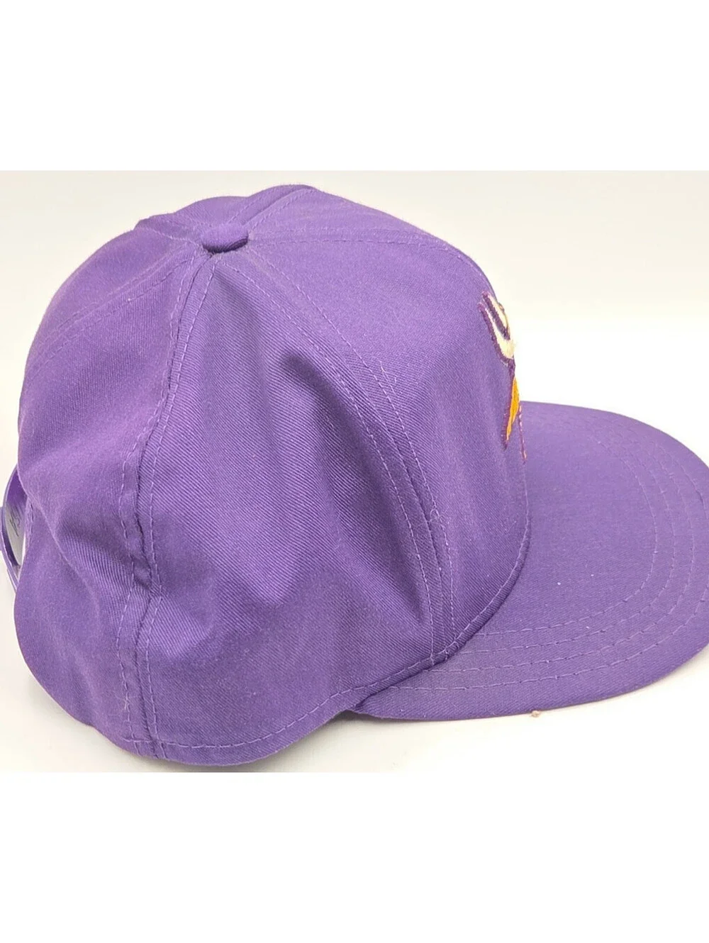 Vintage Minnesota Vikings AJD Rope Snapback Hat 80s Purple NFL Logo Cap Made USA